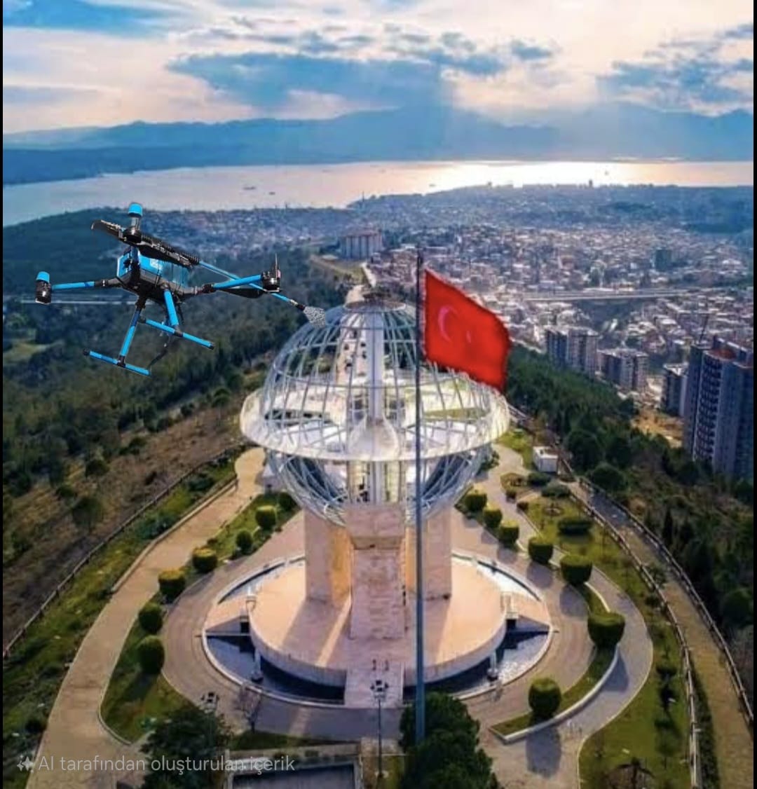 İzmir Drone İle Heykel Anıt Temizliği